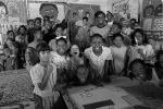 Smiling School Children in a Classroom, Boys, Girls, KEDV05P10_11