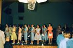 School Stage, Women, Ladies, 1950s, KEDV05P11_10