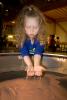 Girl playing with Sand, hands-on exhibit, touch, KEPD01_047