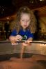 Girl playing with Sand, hands-on exhibit, touch, KEPD01_050