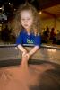 Girl playing with Sand, hands-on exhibit, touch, KEPD01_051