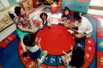 Round, Circular, Circle, teachers, teaching, class room, Boys, Girls, Women, KEPV01P04_09