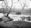 Civil War, infantry, horses, creek, MYAD01_057