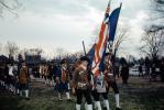Color Guard, Yorkstown, Revolutionary War, American Revolution, War of Independence, History, Historical, Infantry, soldiers, musket, gun, firepower, MYAV03P07_03