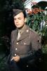 Smoking, Cigarette, soldier, uniform, cap, 1940s, MYAV05P01_02