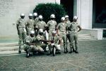 Soldiers, Silver Helmets, Rifles, uniform, men, males, Oahu, MYAV05P01_19
