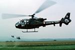 AED, Armee de Terre, French Army, Aerospatiale Gazelle, Helicopter, VTOL, milestone of flight