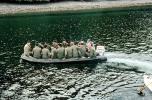 Canadian Troops, Zodiac Boat, Johnson Motor, Gibraltar Island, Canada