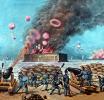 start of the Civil War, Artillery, gun, Battle, Fort Sumter, Cannons, Weapons, Sandbags, Smoke Rings, 1861, MYAV06P02_03