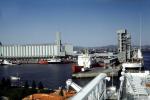 CCGS Martha L. Black, Canadian Coast Guard, dock, Grain silos, Bunge, CCG, Quebec