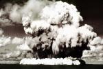Baker nuclear explosion, Bikini Atoll, Pacific Ocean, cauliflower cloud, water column, Baker Shot, July 25, 1946, MYEV01P03_18