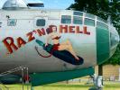 Raz'n Hell, Nose Art, noseart, USAF, United States Air Force, bikini lady, MYFD01_026