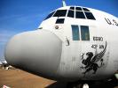 6580, 43d Air Wing AW, Lockheed C-130E Hercules, Nose Art, noseart, Griffon, USAF, MYFD01_121