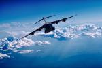 McDonnell Douglas C-17 in flight, air-to-air, MYFD01_254