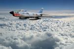 F-86 Sabre Dog, sabredog, high flight, clouds, milestone of flight, MYFD02_047