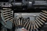 Bullets, Rounds, Pontiac M39 20mm Revolving Cannon, Gas Operated 5 Chamber Cylinder fired into a single Gun Bore