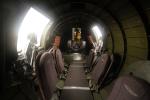 Inside a B-17G, Interior, Machine Gun, Ball Turret, 42-31909, MYFD02_197