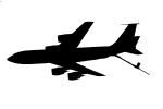 KC-13R5 Refueling Boom silhouette shape, MYFD02_288M