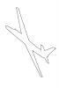 U-2S Outline, Line Drawing, MYFD03_008O