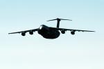 Lockheed C-5 Galaxy, flight, flying Airborne
