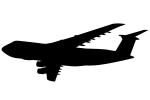 Lockheed, C-5 Silhouette, logo, shape