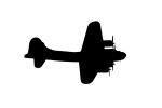 Flying Fortress silhouette