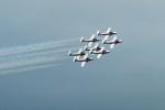 Smoke Trails, Canadian Snowbirds, formation flight, flying Airborne, MYFV02P12_16.1699