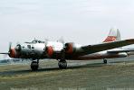 Boeing B-17 Flyingfortress, tailwheel, Abbotsford Airport