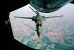 Refueling, Rockwell B-1 Bomber, flight, flying Airborne, MYFV03P04_14t