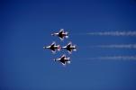 Thunderbird F-16 Smoke Trails