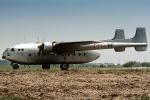 64-BF, Noratlas, N163, military transport aircraft, airplane, prop, French Air Force, France, MYFV05P12_04