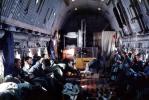 inside a Douglas C-124 Globemaster, 1950s, MYFV05P15_01