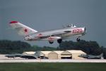 MiG-17, Jet Fighter, Russian, 1020, milestone of flight