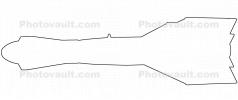GBU-15 Modular Guided Weapon System outline, line drawing, MYFV07P07_14BO
