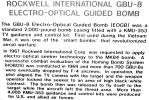 Rockwell International GBU-8, Electro-optical Guided Bomb, MYFV07P08_07