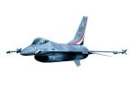 Lockheed F-16, photo-object, object, cut-out, cutout