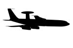 AWACS Silhouette, shape, logo
