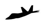 F-22 raptor Silhouette, shape, logo, MYFV08P02_10M