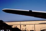 wing tip, Douglas C-118A Liftmaster, 131602, Static Wicks, Travis Air Force Base Museum, California