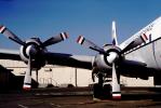 R-2800 Radial Engines, Douglas C-118A Liftmaster, 131602, Travis Air Force Base, California