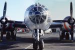 Boeing B-29 Superfortress, Travis Air Force Base, California, head-on