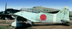 Aichi D-3 Val, Carrier Based Dive Bomber, Japanese Navy, B1-211, Panorama, WW2, Aircraft, Roundel