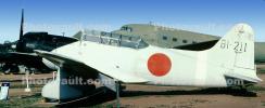 Aichi D-3 Val, Carrier Based Dive Bomber, Japanese Navy, B1-211, Panorama, WW2, Aircraft, Roundel, MYFV09P10_13B