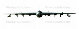 Convair B-36 Photo-objec, cut-out, head-on, MYFV10P01_11F
