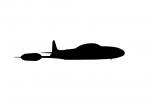 T-33A silhouette, USAF, logo, shape