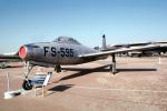 FS-595, F-84C Thunderjet, Single Seat Fighter Bomber, MYFV10P05_03