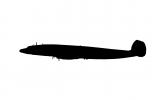 C-121 silhouette, logo, shape