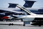 The USAF Thunderbirds, Lockheed F-16 Fighting Falcon, Travis Air Force Base, California, MYFV11P06_04