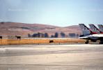 The USAF Thunderbirds, Lockheed F-16 Fighting Falcon, Travis Air Force Base, California, MYFV11P06_11