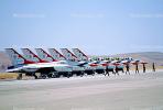 The USAF Thunderbirds, Lockheed F-16 Fighting Falcon, Travis Air Force Base, California, MYFV11P06_12